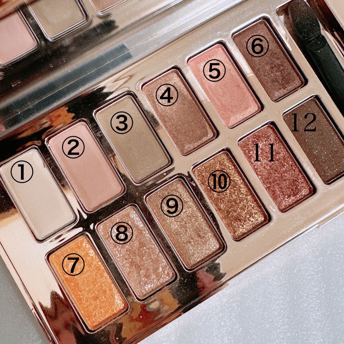 バレンタインボックス/VAVI MELLO/アイシャドウパレットを使ったクチコミ(2枚目)