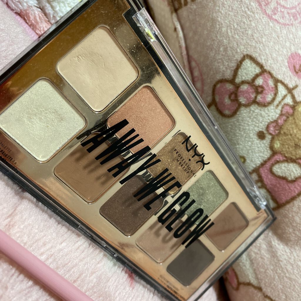 アウェイ ウィーグローシャドウパレットA/NYX Professional Makeup/アイシャドウパレットを使ったクチコミ（1枚目）