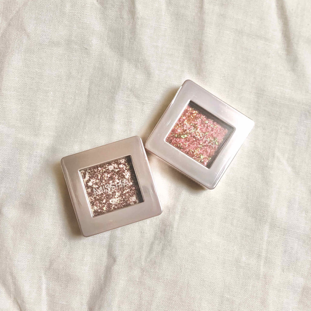 グリッタープリズム シャドウ/MISSHA/グリッターを使ったクチコミ（1枚目）
