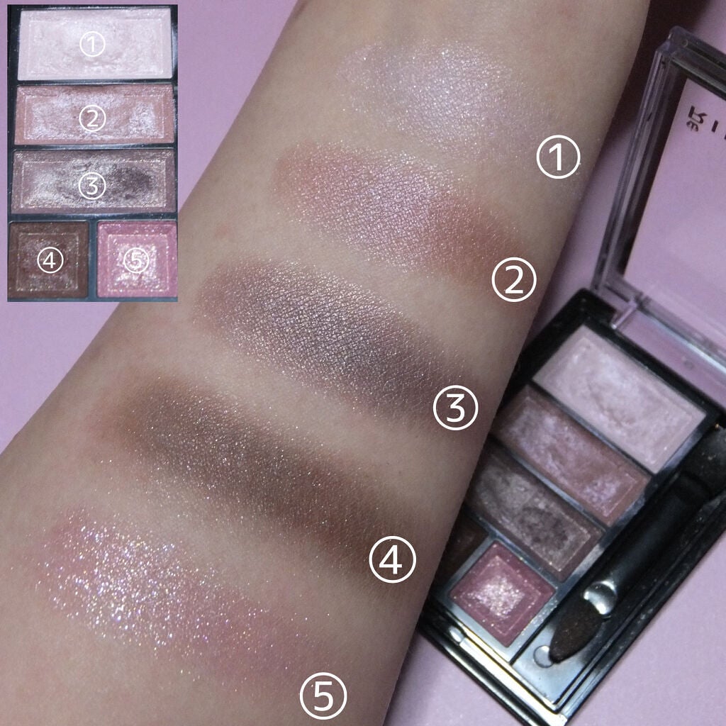 ショコラスウィート アイズ/リンメル ロンドン/アイシャドウパレットを使ったクチコミ(2枚目)