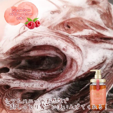 Creamy EXダメージリペアシャンプー1.0/ヘアトリートメント2.0/&honey/市販シャンプーを使ったクチコミ(3枚目)