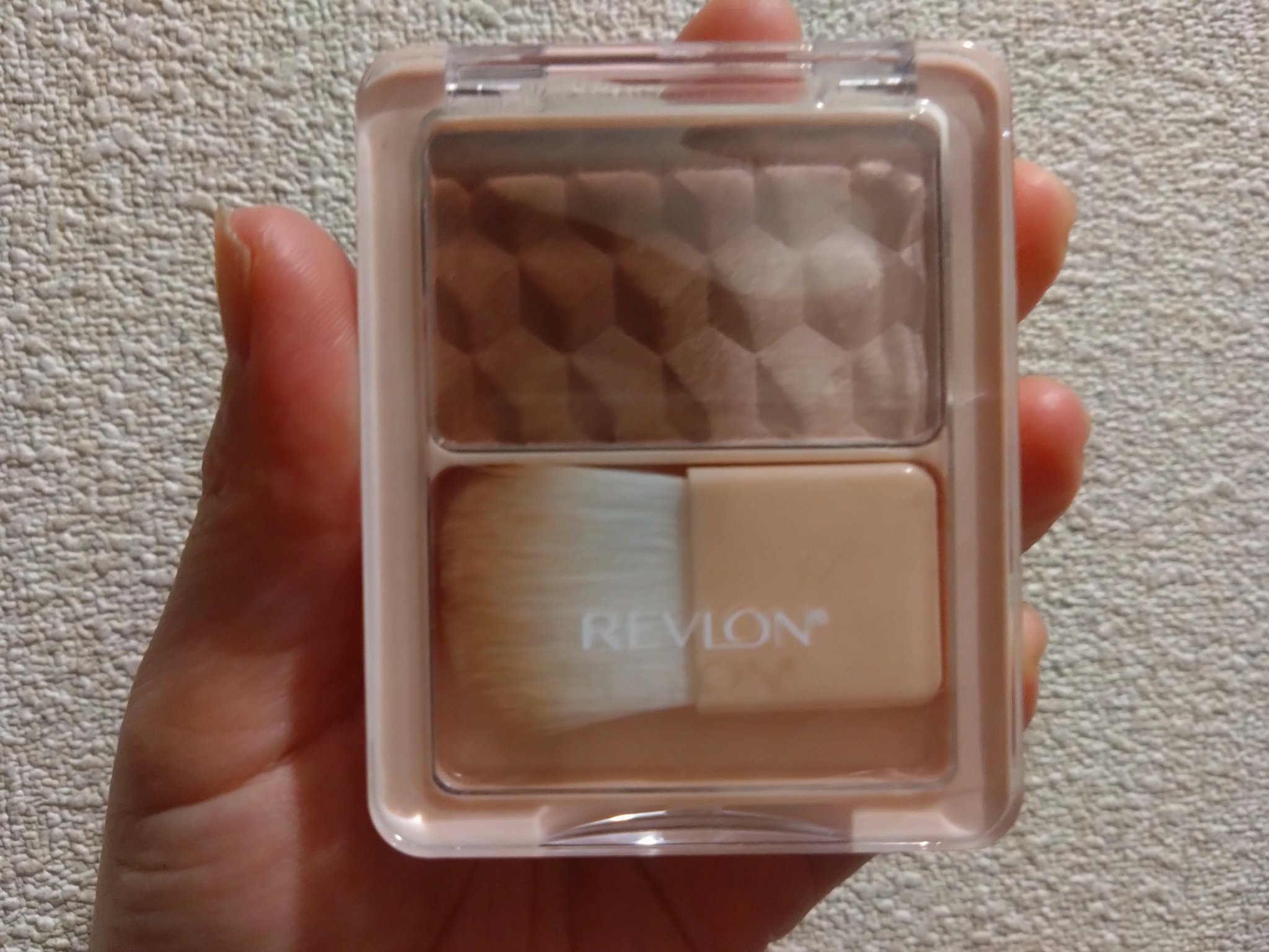 レブロン ブラッシュ デュオ 004 アマレット/REVLON/パウダーチークを使ったクチコミ（1枚目）