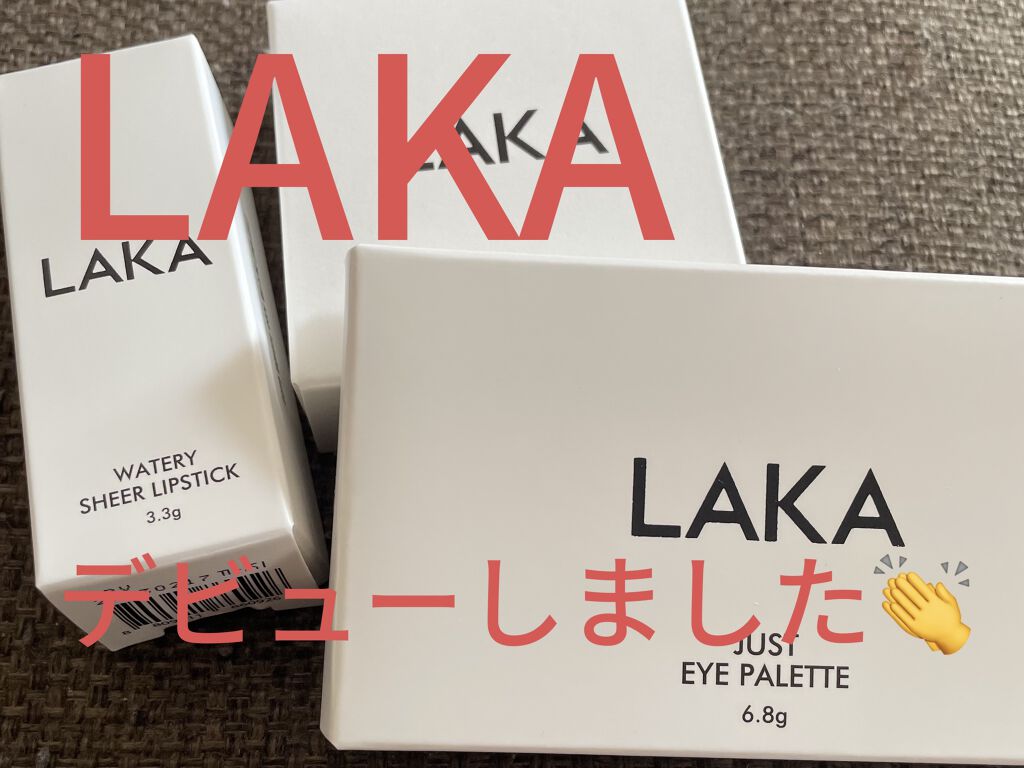 ジャストチーク/Laka/パウダーチークを使ったクチコミ（1枚目）