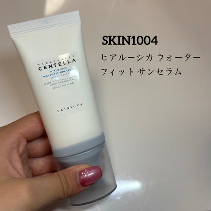 ヒアルーシカ ウォーターフィット サンセラム/SKIN1004/日焼け止めローションを使ったクチコミ(1枚目)