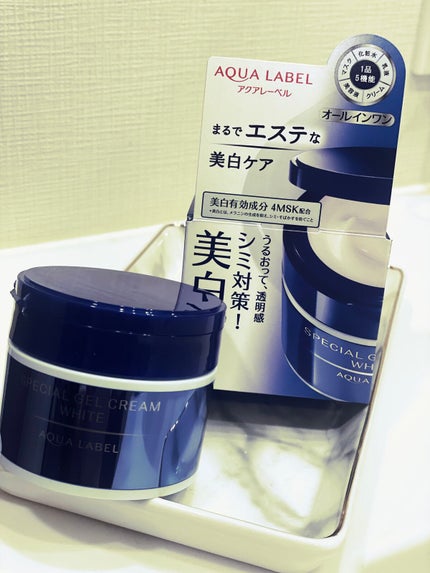 スペシャルジェルクリームA (ホワイト)(医薬部外品)/アクアレーベル/オールインワン化粧品を使ったクチコミ(1枚目)
