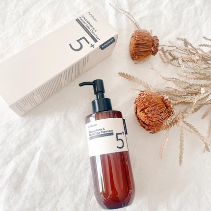 5番 白玉グルタチオンCアロママッサージクレンジング/numbuzin/オイルクレンジングを使ったクチコミ(1枚目)