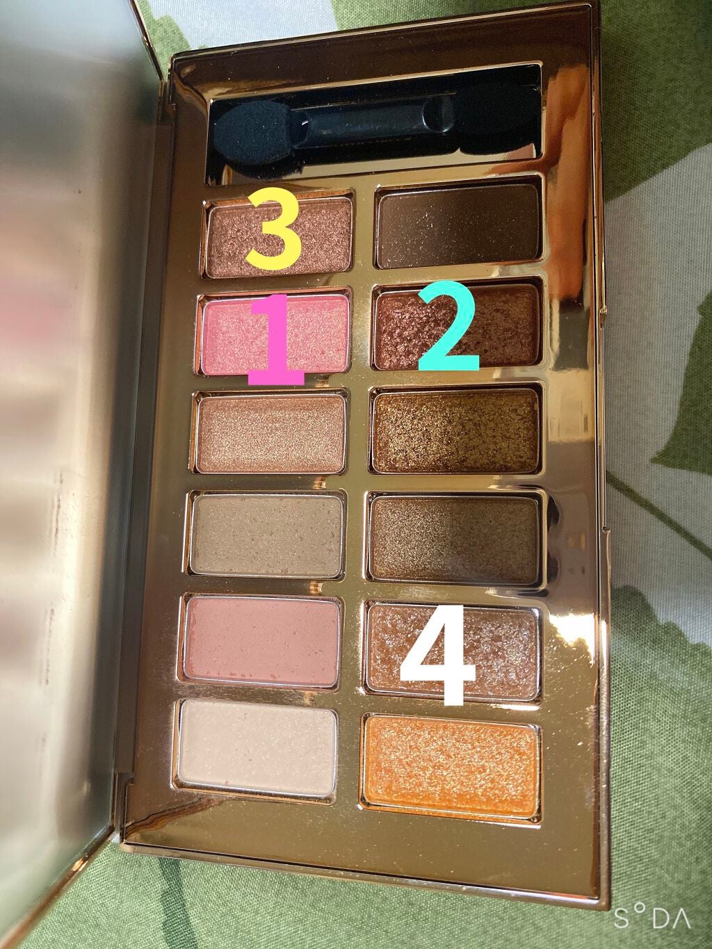 バレンタインボックス/VAVI MELLO/アイシャドウパレットを使ったクチコミ(3枚目)