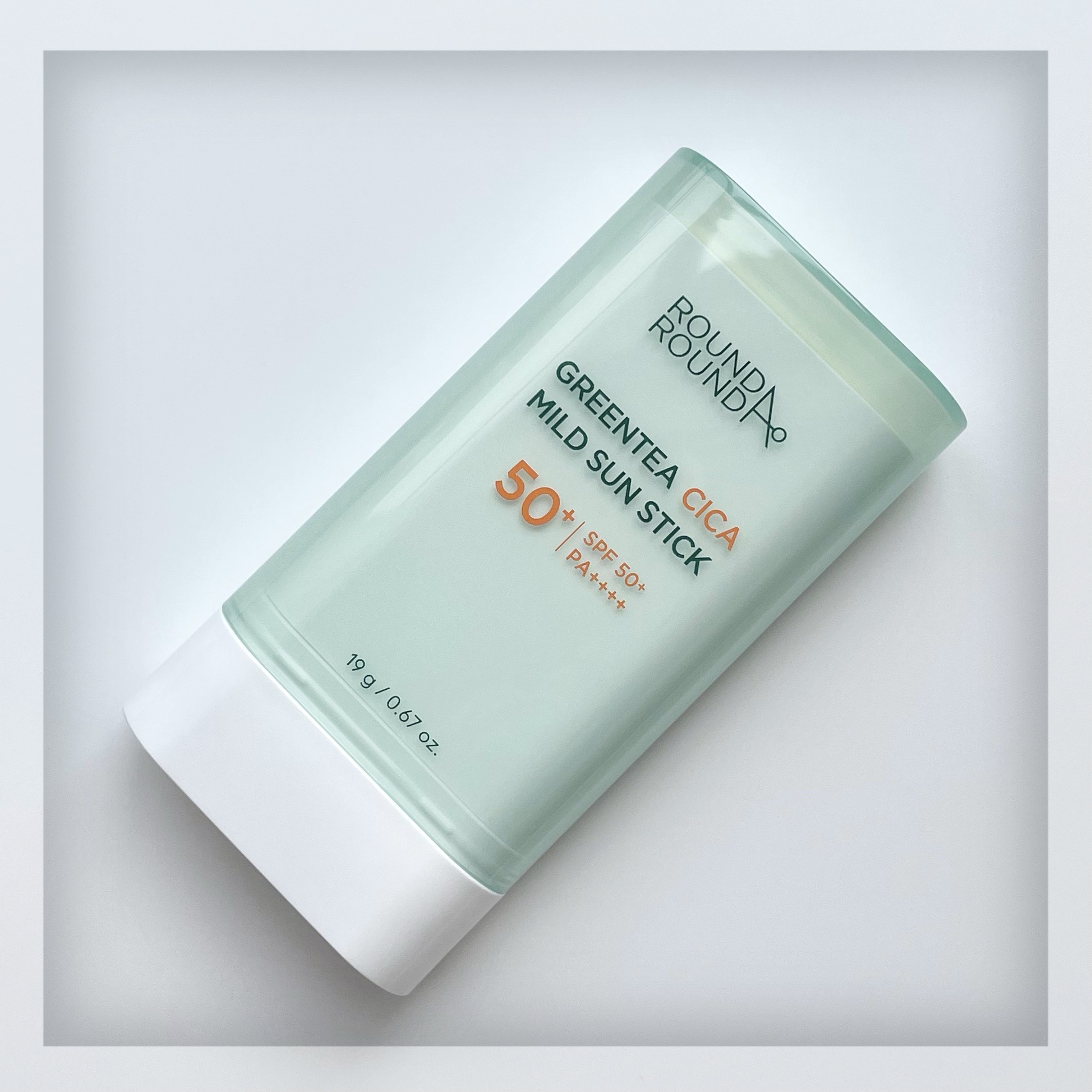 グリーンティー CICA マイルド サンスティック/ラウンドアラウンド/日焼け止めスティックを使ったクチコミ（1枚目）