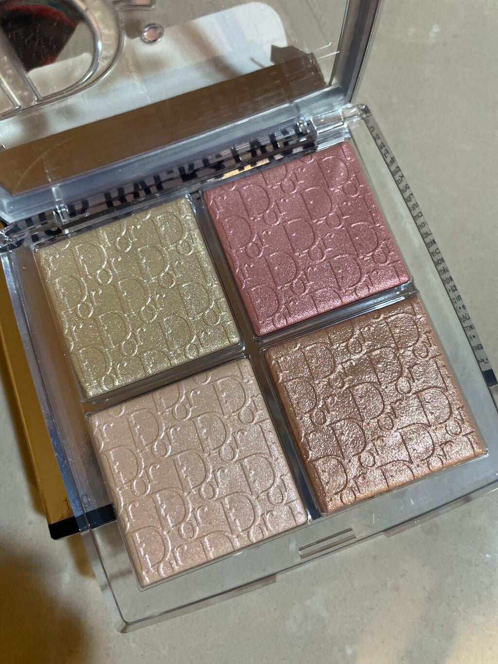 ディオール バックステージ フェイス グロウ パレット/Dior/ハイライトを使ったクチコミ(5枚目)