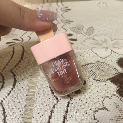 ディアダーリン ウォータージェルティント (アイスティント)/ETUDE/口紅を使ったクチコミ(2枚目)