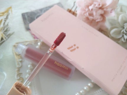 Melty flower lip tint/haomii/口紅を使ったクチコミ(5枚目)
