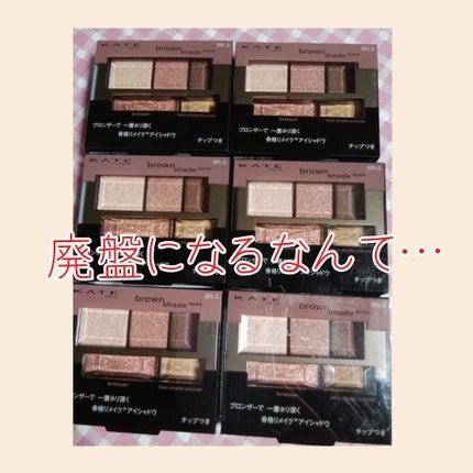 ブラウンシェードアイズN/KATE/アイシャドウパレットを使ったクチコミ(1枚目)