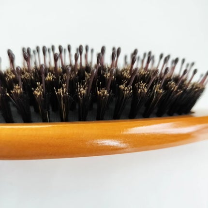 つやつや天然毛のミックスブラシ/マペペ/ヘアブラシを使ったクチコミ(2枚目)