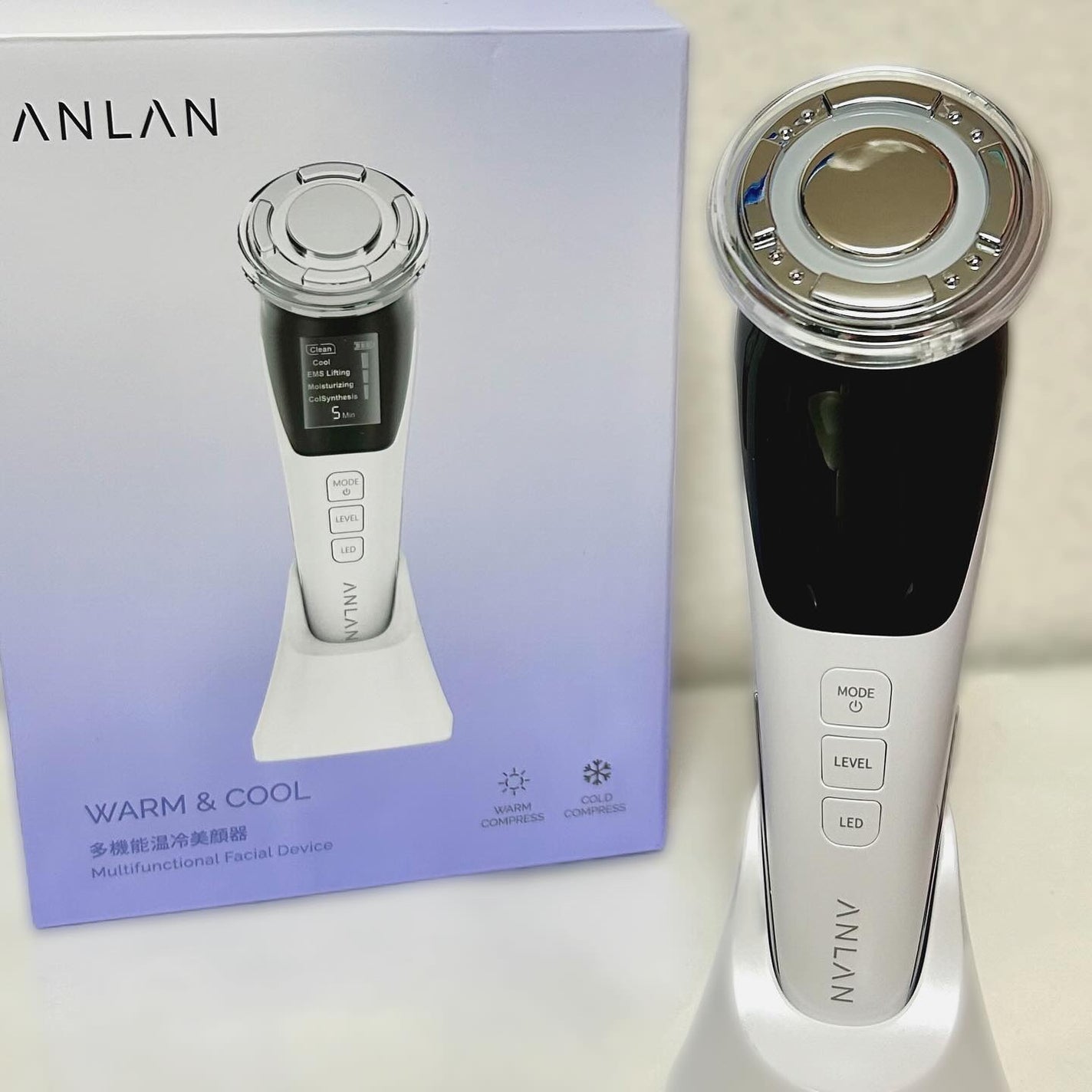 多機能温冷美顔器/ANLAN/美顔器・マッサージを使ったクチコミ(1枚目)
