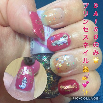 サンリオネイル/DAISO/マニキュアを使ったクチコミ(1枚目)