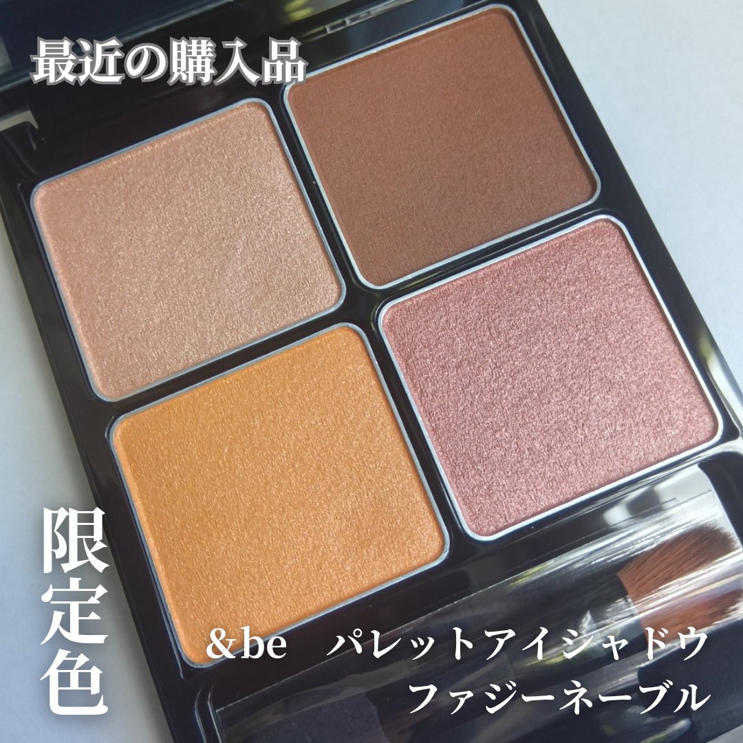 &be パレットアイシャドウ/＆be/アイシャドウパレットを使ったクチコミ（1枚目）