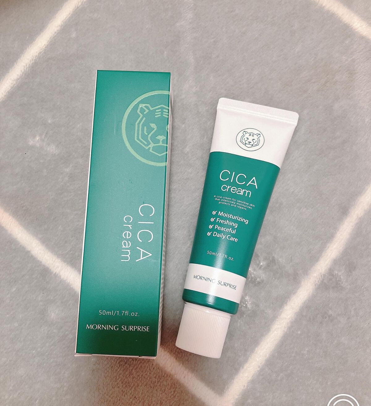 CICA cream/MORNING SURPRISE/フェイスクリームを使ったクチコミ(2枚目)