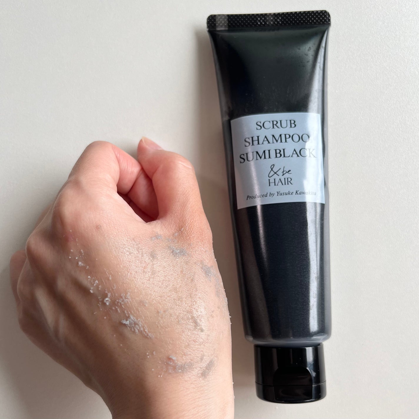 &be スクラブシャンプースミブラック/&be HAIR/市販シャンプーを使ったクチコミ(1枚目)