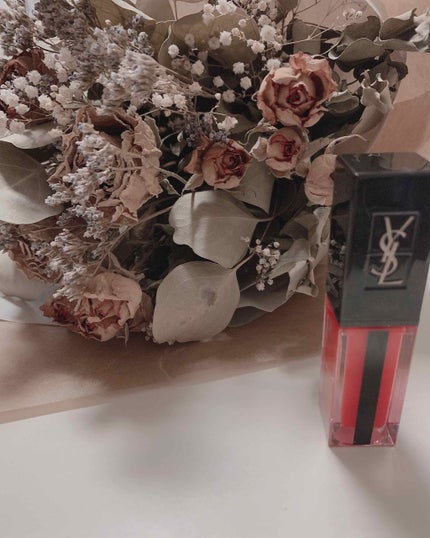 ルージュ ピュールクチュール ヴェルニ ウォーターステイン/YVES SAINT LAURENT BEAUTE/口紅を使ったクチコミ(1枚目)
