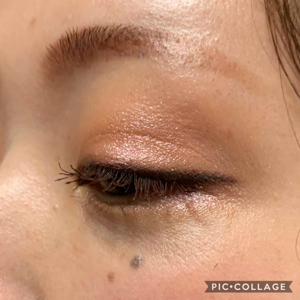 シャイニーシャドウ N/excel/単色アイシャドウを使ったクチコミ（3枚目）