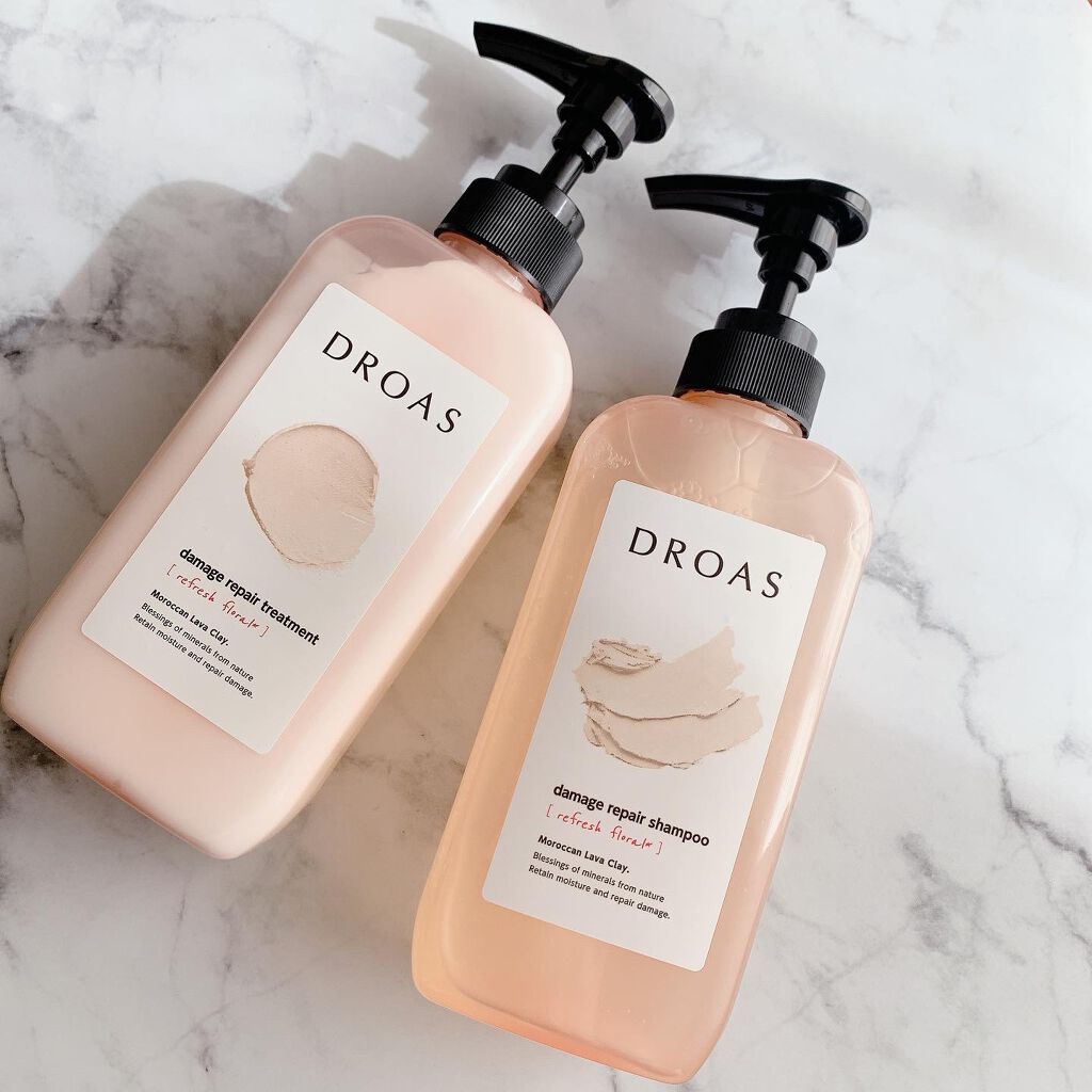 ダメージリペアシャンプー/トリートメント/DROAS/市販シャンプーを使ったクチコミ(1枚目)