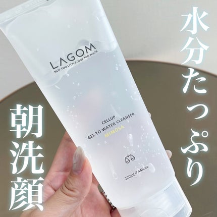 ラゴム ジェルトゥウォーター クレンザー(朝用洗顔)/LAGOM /その他洗顔料を使ったクチコミ(1枚目)