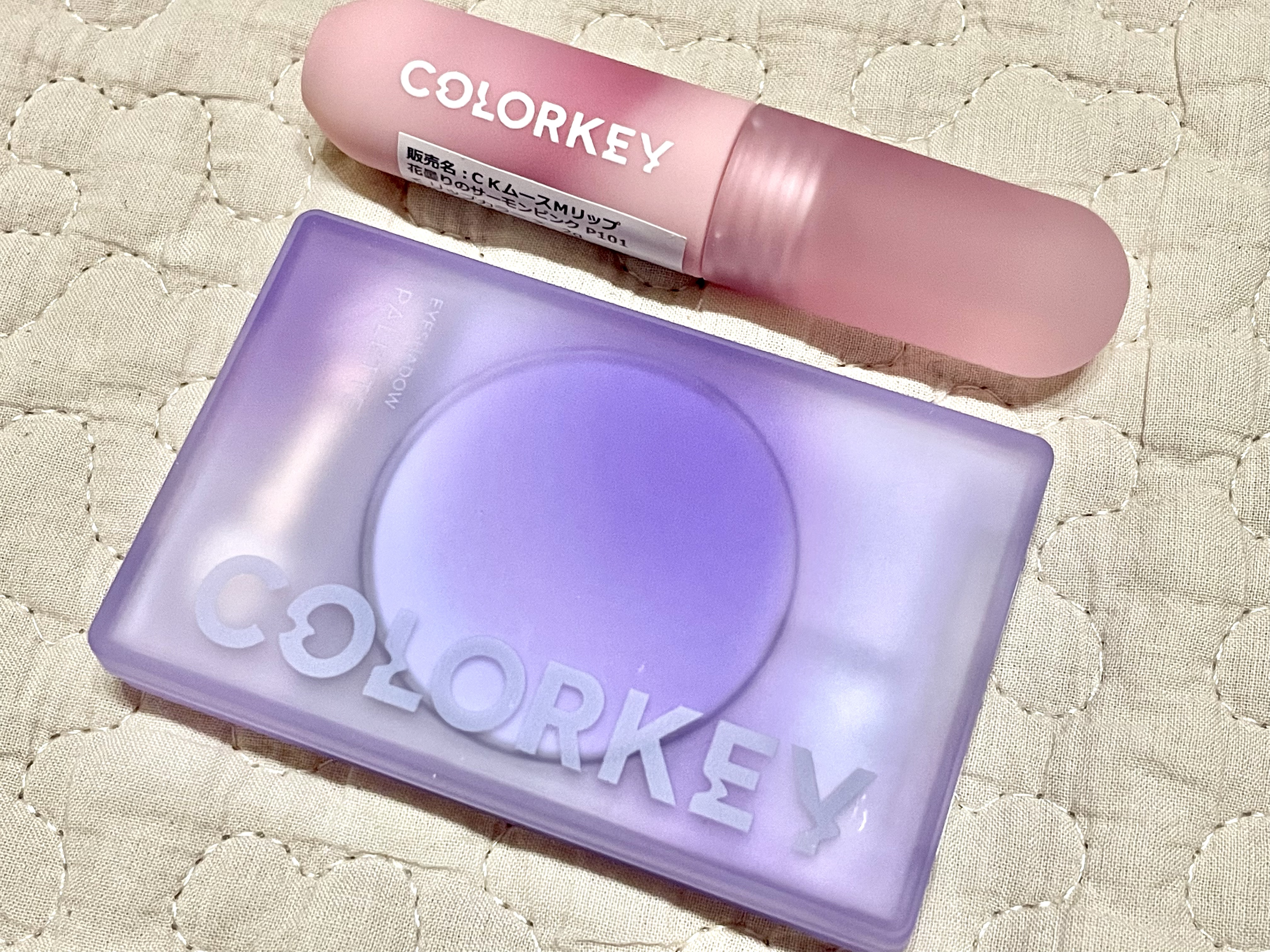 CKムースMリップ(通称:CKムース泥リップ) P101 花曇りのサーモンピンク/COLORKEY/口紅を使ったクチコミ（2枚目）