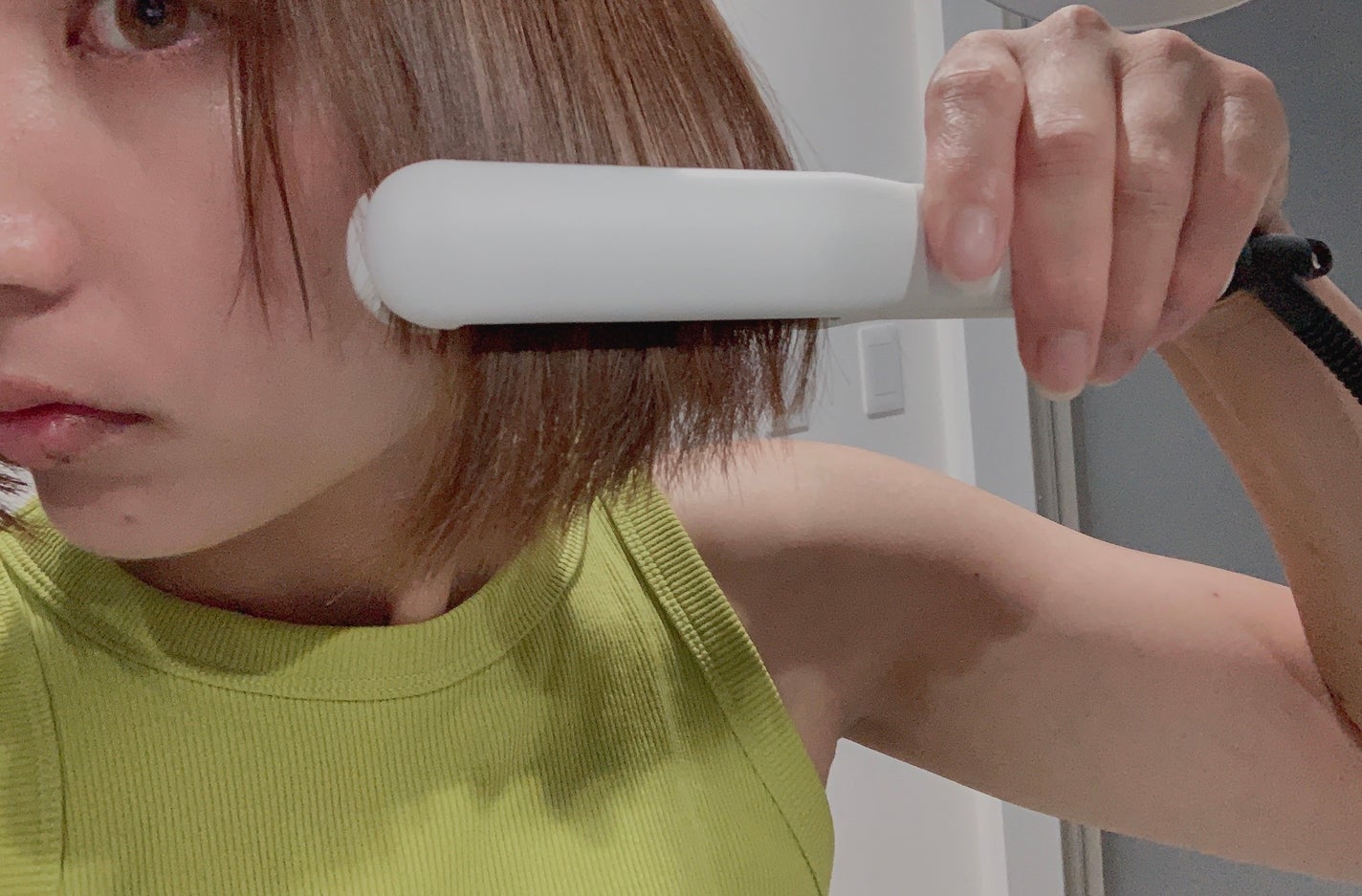 スタイリッシュ コンパクトストレートアイロン(MHS-2430)/mod's hair/ストレートアイロンを使ったクチコミ(4枚目)