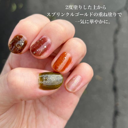 グロッシーコート/スキューズミー/オールインワンネイルを使ったクチコミ(9枚目)