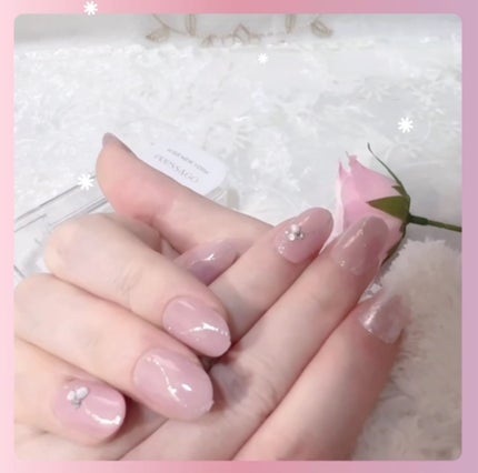 Press&Go ELEGANT/KISS NEW YORK/ネイルチップ・パーツを使ったクチコミ(3枚目)