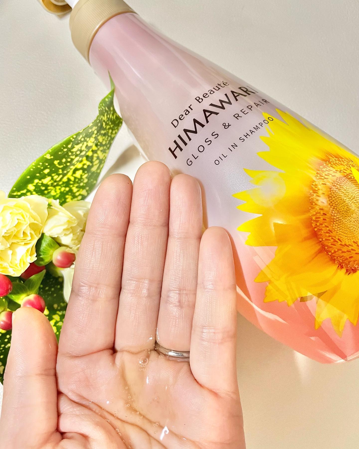 オイルインシャンプー／オイルインコンディショナー (グロス＆リペア)/ディアボーテ/市販シャンプーを使ったクチコミ（2枚目）