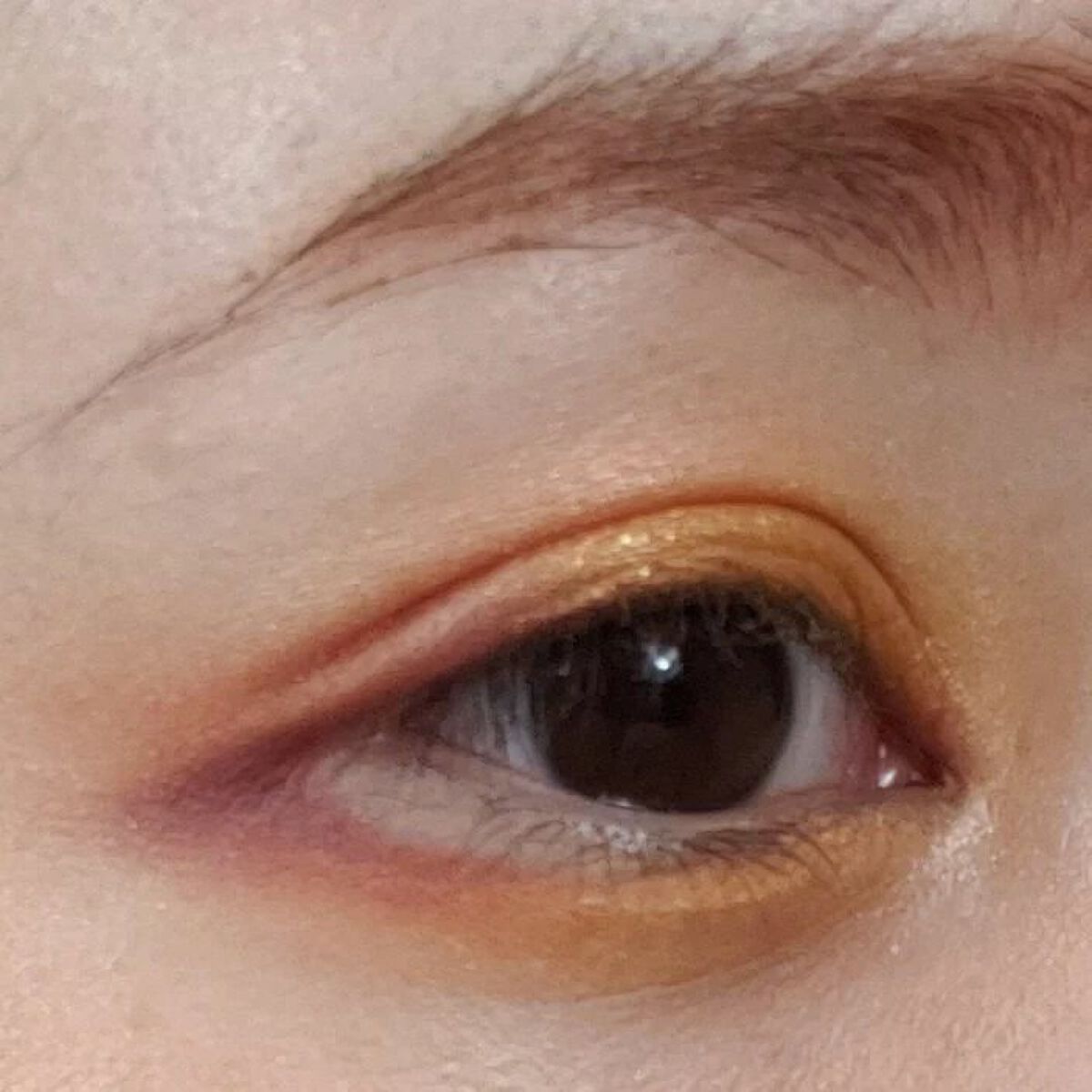 アディクション ザ アイシャドウ スパークル 008SP Garnish Sun/ADDICTION/単色アイシャドウを使ったクチコミ（1枚目）