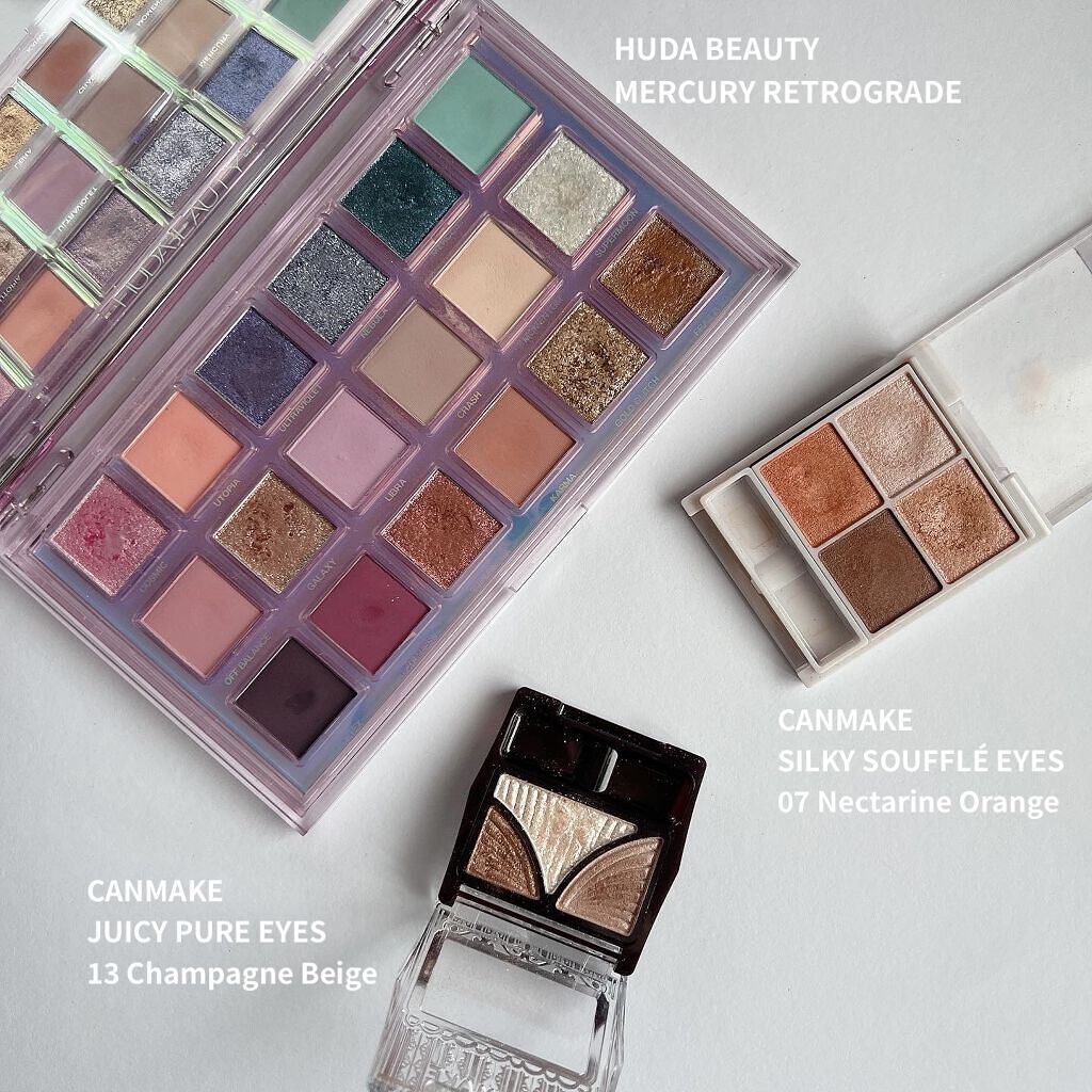 MERCURY RETROGRADE/Huda Beauty/アイシャドウパレットを使ったクチコミ（2枚目）