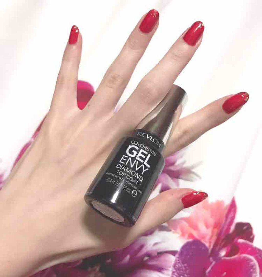 カラーステイ ジェル エンビー ダイヤモンド トップ コート N/REVLON/ネイルトップコートを使ったクチコミ（1枚目）