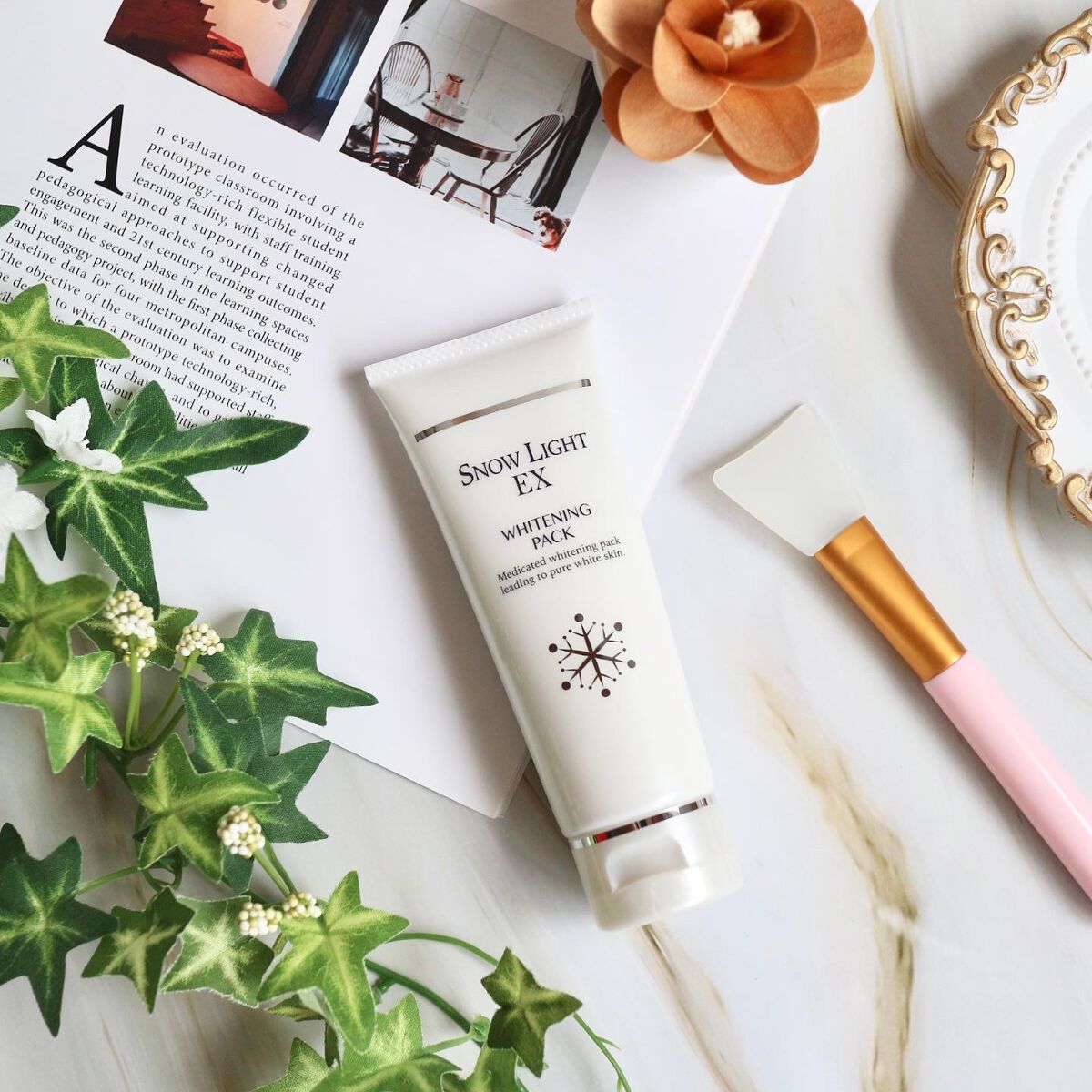 スノーライトEX<チューブ>/VITOWA/洗い流すパック・マスクを使ったクチコミ（1枚目）