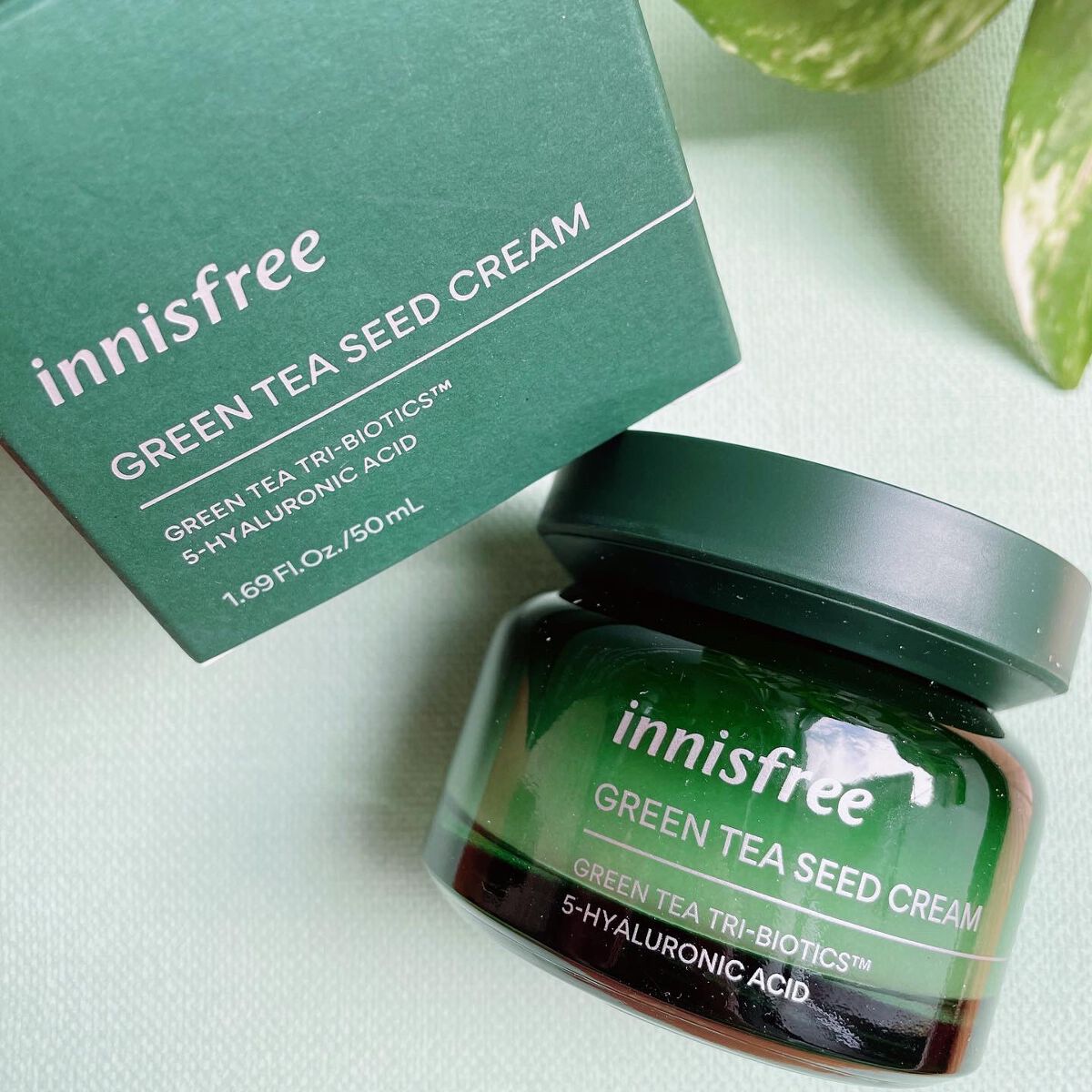 グリーンティーシード クリーム 50ml/innisfree/フェイスクリームを使ったクチコミ（1枚目）