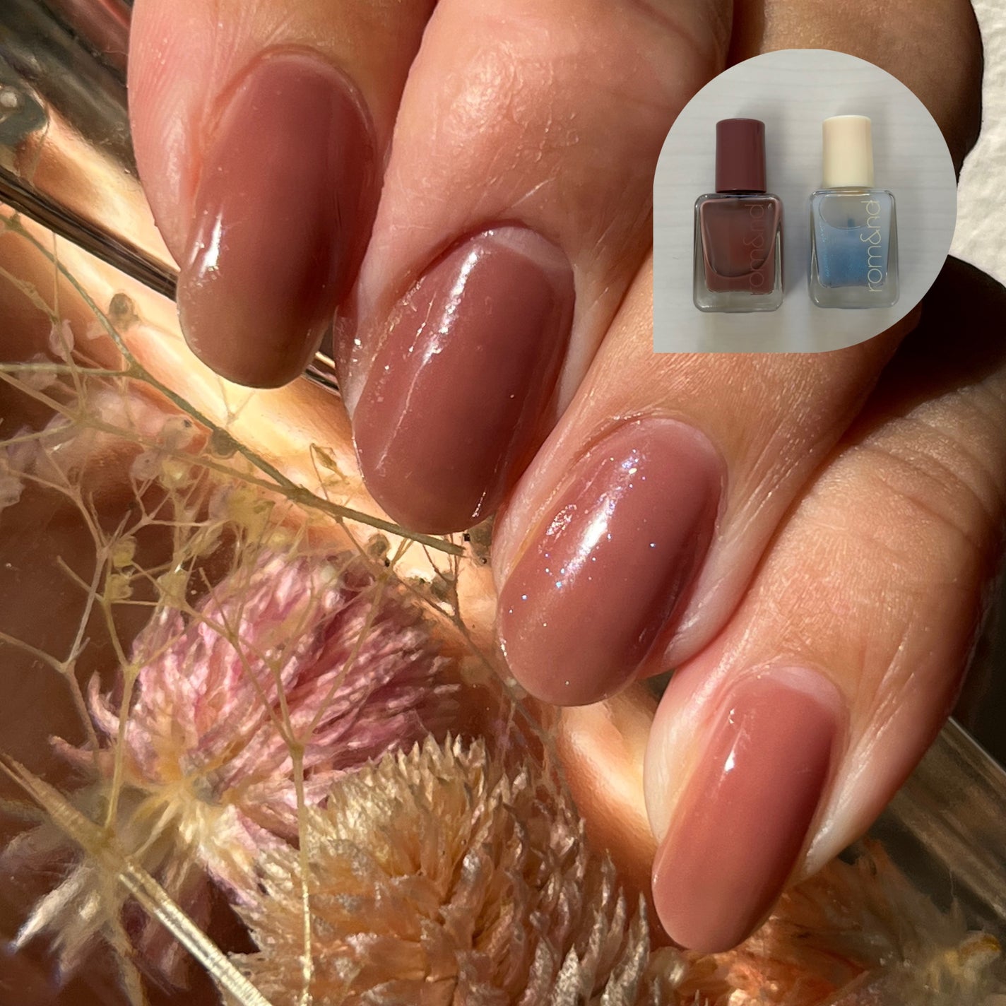 ムードペブルネイル/rom&nd/マニキュアを使ったクチコミ(1枚目)