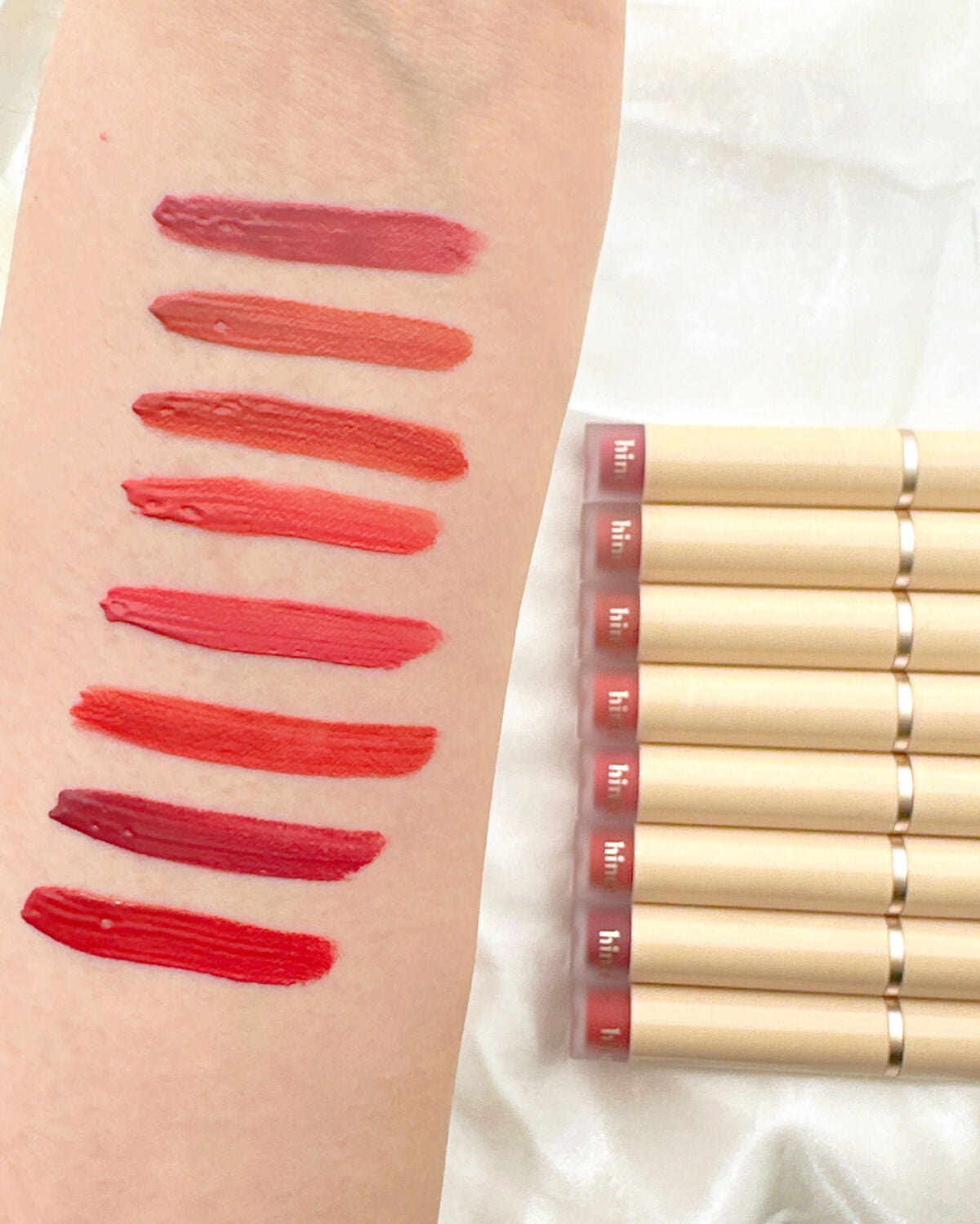 スリムフィットリキッドベルベット/hince/口紅を使ったクチコミ(3枚目)