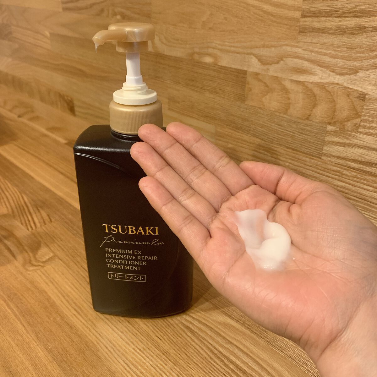 プレミアムＥＸ インテンシブリペア ＜シャンプー＞／コンディショナー＜ヘアトリートメント＞ /TSUBAKI/市販シャンプーを使ったクチコミ（3枚目）