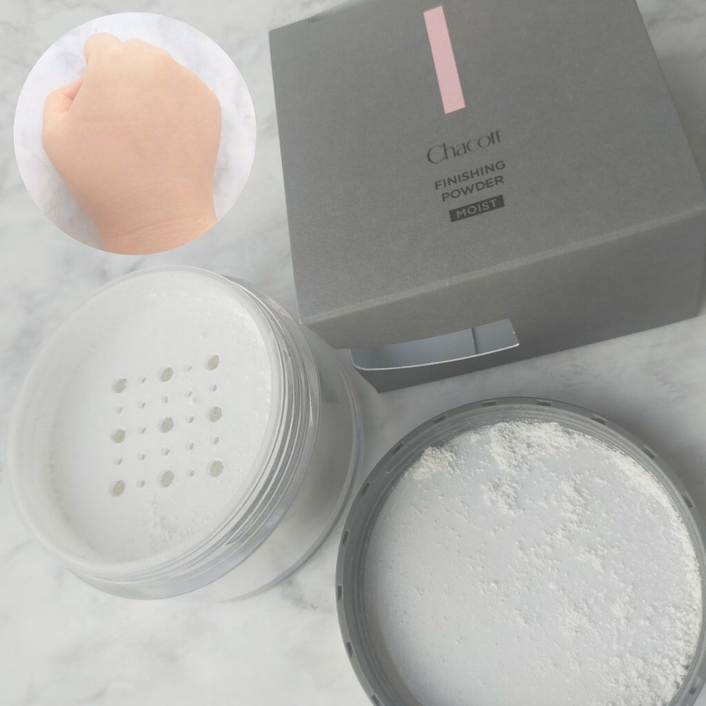 チャコット フィニッシングパウダー モイスト/チャコット・コスメティクス/ルースパウダーを使ったクチコミ（2枚目）