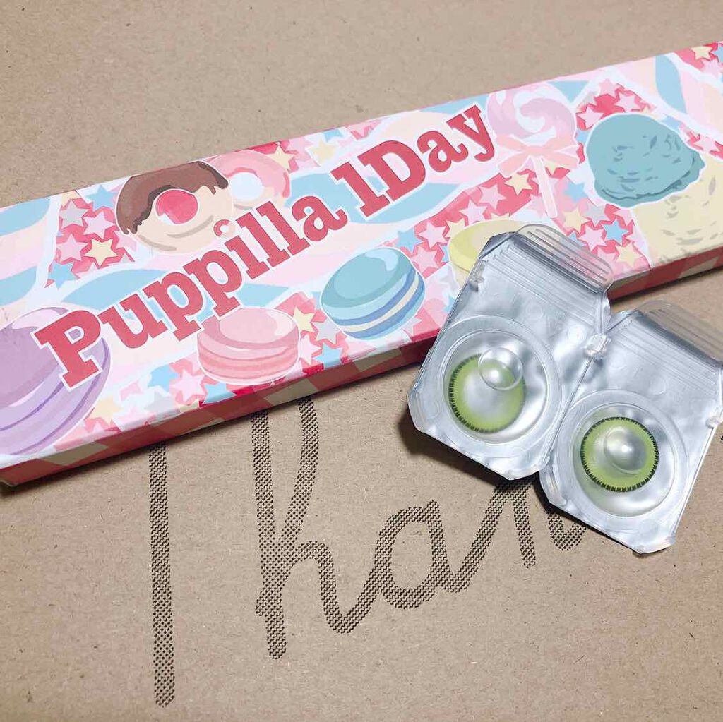 パピーラワンデー/アシストシュシュ/ワンデー（１DAY）カラコンを使ったクチコミ（1枚目）