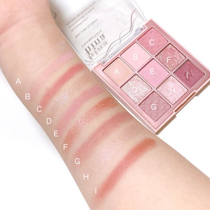 マルチアンダーアイパレット/hina cosmetics/アイシャドウパレットを使ったクチコミ(4枚目)