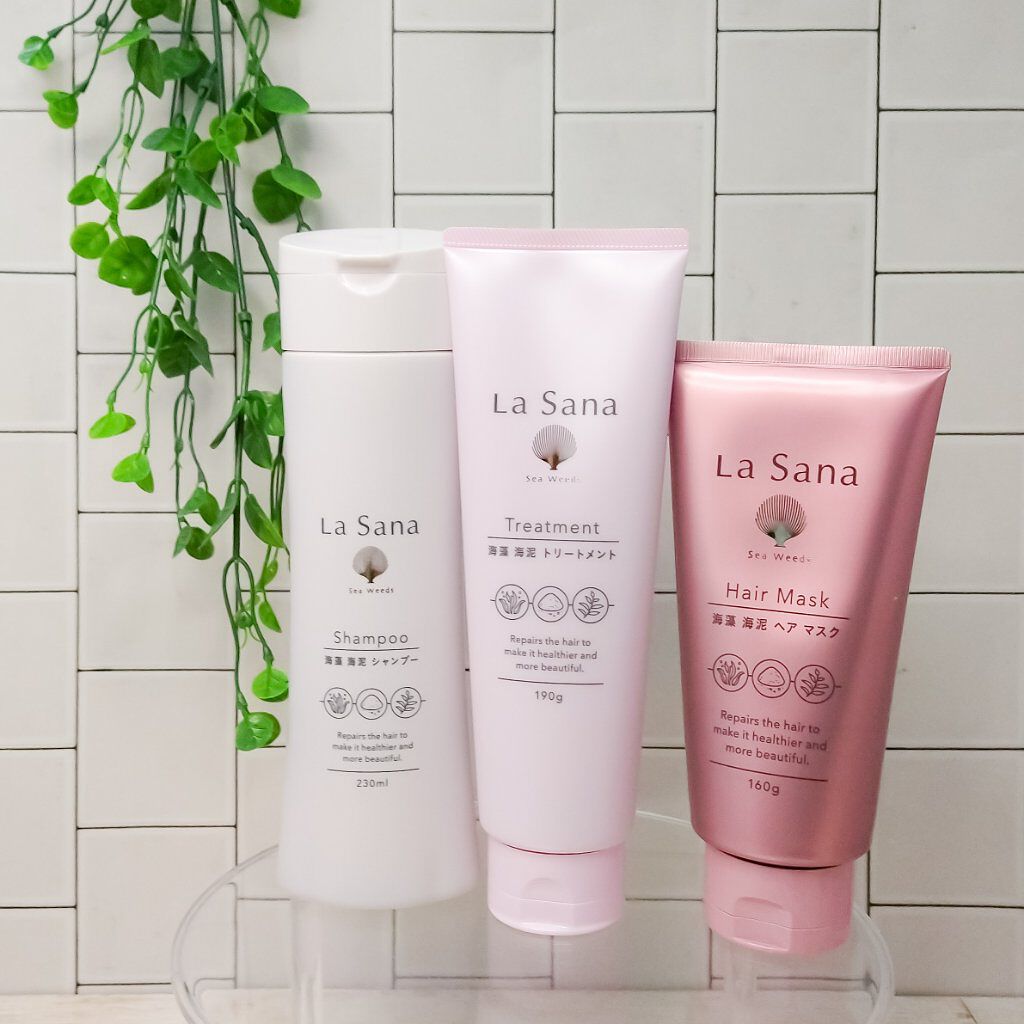 ラサーナ 海藻 海泥 シャンプー／トリートメント/ラサーナ/市販シャンプーを使ったクチコミ（1枚目）