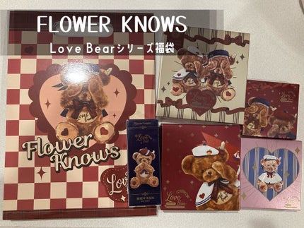 Love Bear 9色 アイシャドウパレット/FlowerKnows/アイシャドウパレットを使ったクチコミ(1枚目)