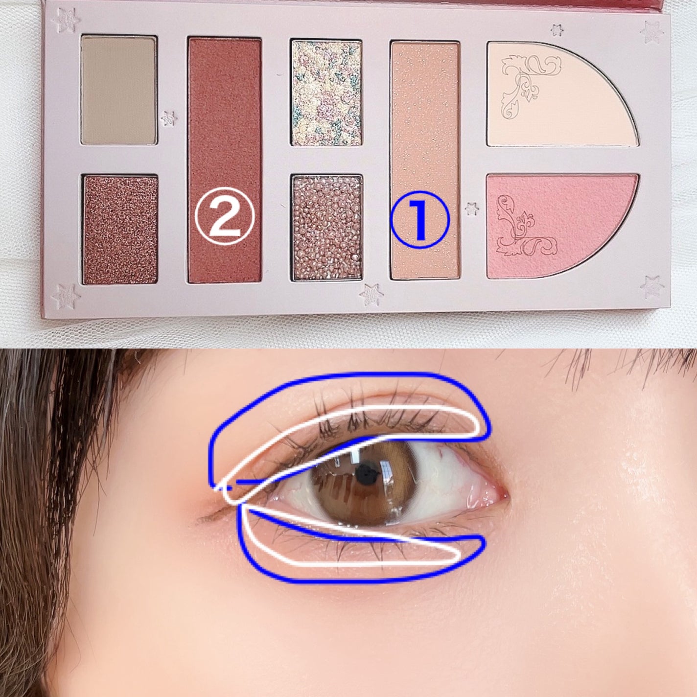 レディフラワーパレット/MilleFée/マルチパレットを使ったクチコミ(4枚目)