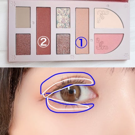 レディフラワーパレット/MilleFée/マルチパレットを使ったクチコミ(4枚目)