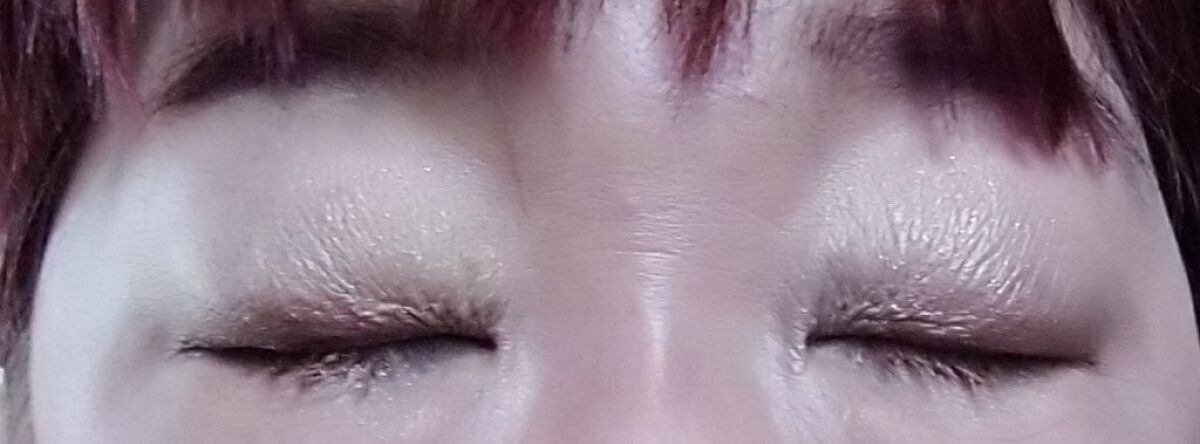 ジェルアイライナー ローズブラウン/U R GLAM/ジェルアイライナーを使ったクチコミ（3枚目）