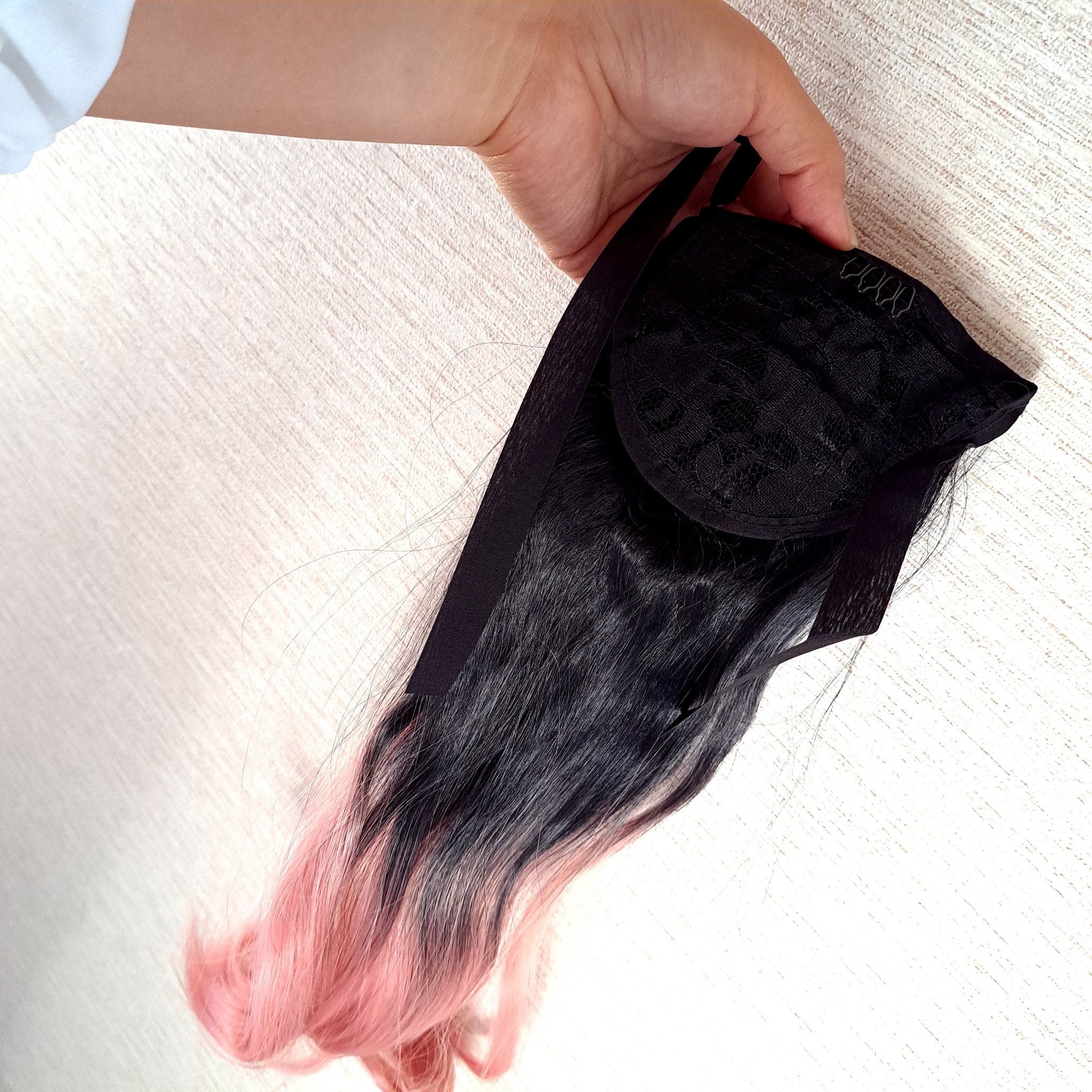 ポニーテールウィッグ/DAISO/ヘアアクセサリーを使ったクチコミ（3枚目）