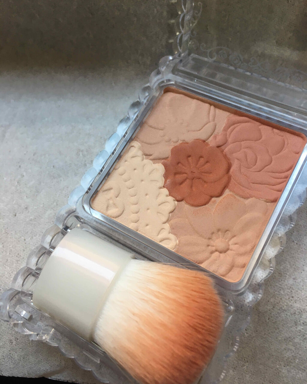 マットフルールチークス 05 マットパンプキン/キャンメイク/パウダーチークを使ったクチコミ（2枚目）