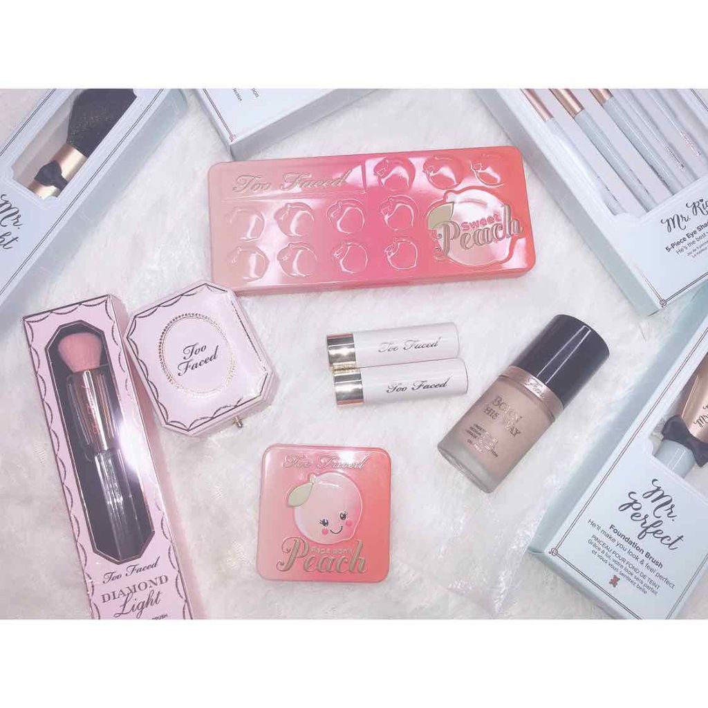 スイートピーチ アイシャドウ パレット/Too Faced/アイシャドウパレットを使ったクチコミ(2枚目)